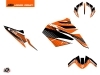 Kit Déco Moto Slash KTM Duke 890 Orange Noir