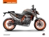 Kit Déco Moto Slash KTM Duke 890 R Noir Orange