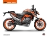 KTM Duke 890 R Street Bike Slash Graphic Kit Orange Black