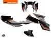 KTM Super Duke 990 R Street Bike Slash Graphic Kit Black Orange