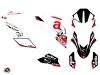 Aprilia DORSODURO 1200 Street Bike Sleek Graphic Kit White Red