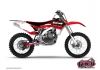 Yamaha 125 YZ Dirt Bike Slider Graphic Kit Red