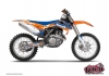 KTM EXC-EXCF Dirt Bike Slider Graphic Kit Blue