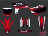 Yamaha 250 YZF Dirt Bike Slider Graphic Kit Red