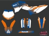 Kit Déco Moto Cross Slider KTM 65 SX Bleu