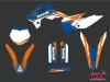 KTM 85 SX Dirt Bike Slider Graphic Kit Blue