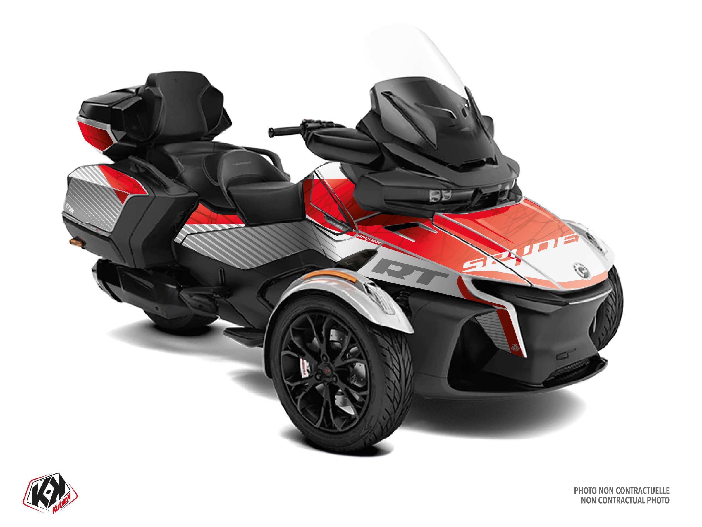 Kit Déco Hybride Snare Can-am Spyder Rt Blanc
