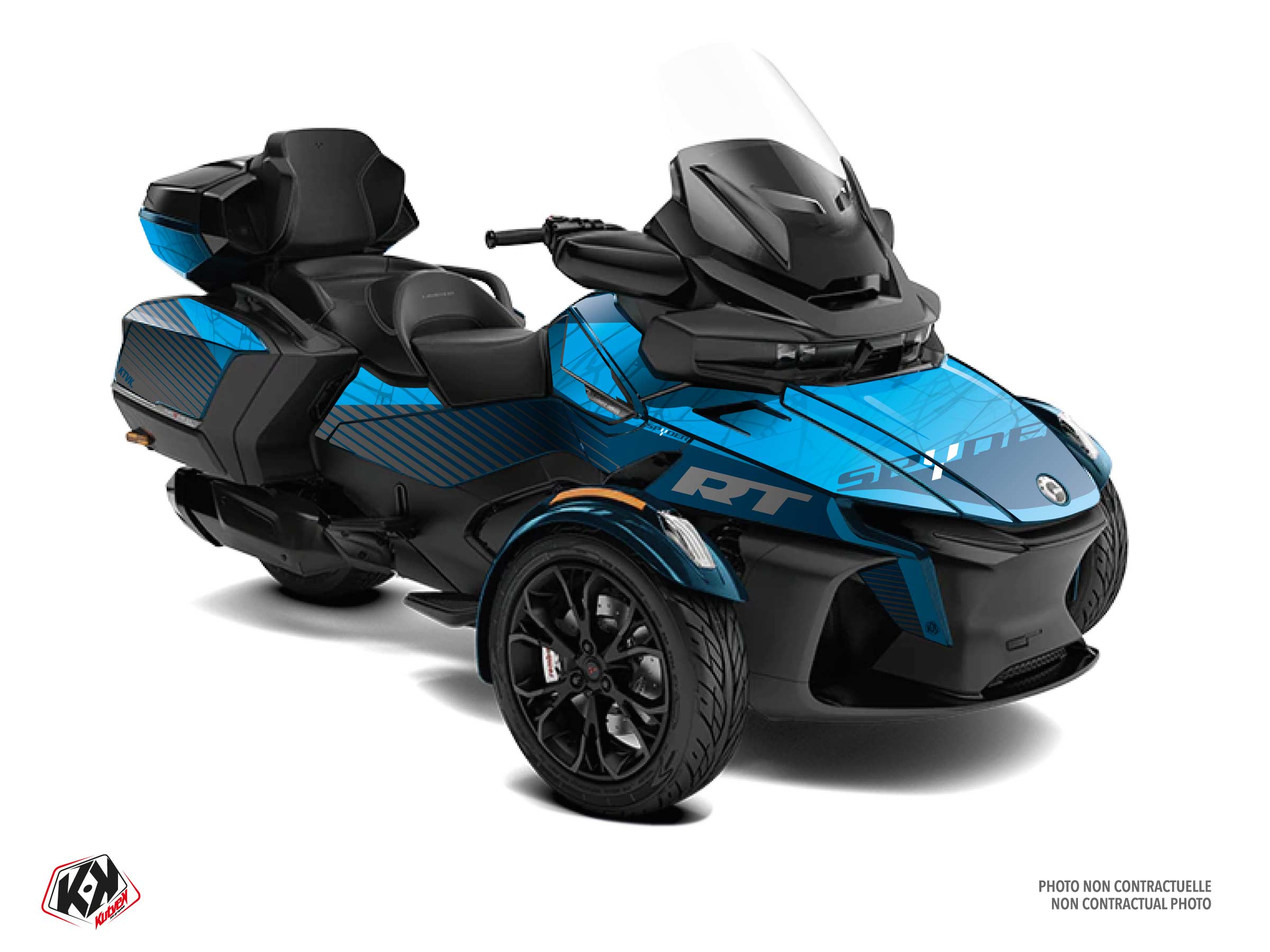 Kit Déco Hybride Snare Can-am Spyder Rt Bleu