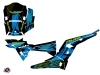 Polaris RZR 1000 Turbo UTV Spectra Graphic Kit Blue