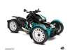 Kit Déco Hybride Speedline Can Am Ryker 900 Edition Rally Turquoise