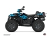 Polaris 1000 Sportsman XP S Forest ATV Spin Graphic Kit Blue