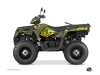 Polaris 450 Sportsman ATV Spin Graphic Kit Yellow