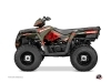 Polaris 450 Sportsman ATV Spin Graphic Kit Red