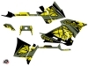 Polaris 570 Sportsman Forest ATV Spin Graphic Kit Yellow
