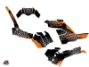 Polaris 1000 Sportsman XP S Forest ATV Splinter Graphic Kit Black Orange