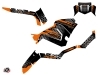Polaris 450 Sportsman ATV Splinter Graphic Kit Black Orange
