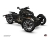 Can Am Ryke 900 Rally Edition Roadster Splinter Graphic Kit Black