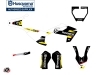 Husqvarna EE-5 Dirt Bike Split Graphic Kit Black Yellow