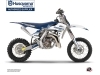 Kit Déco Moto Cross Split Husqvarna TC 65 Blanc Bleu