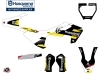 Kit Déco Moto Cross Split Husqvarna TC 65 Noir Jaune