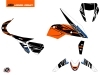 Kit Déco Moto Spring KTM Duke 690 Blanc Orange