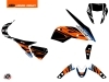 KTM Duke 690 Street Bike Spring Graphic Kit Black Orange