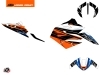 KTM Duke 790 Street Bike Spring Graphic Kit White Orange