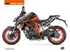 Kit Déco Moto Spring KTM Super Duke 1290 R Blanc Orange