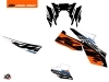 Kit Déco Moto Spring KTM Super Duke 990 Blanc Orange