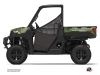 Polaris Ranger 1000 UTV Squad Graphic Kit Black Green