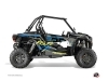 Polaris RZR 1000 UTV Squad Graphic Kit Blue Yellow