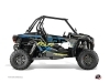 Polaris RZR 1000 Turbo UTV Squad Graphic Kit Blue Yellow