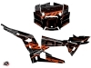 Polaris RZR 1000 Turbo UTV Squad Graphic Kit Grey Orange