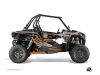 Polaris RZR 1000 Turbo UTV Squad Graphic Kit Orange Grey