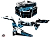 Polaris RZR 900 UTV Squad Graphic Kit Black Blue