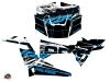 Polaris RZR 900 S UTV Squad Graphic Kit Black Blue