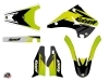 Kawasaki 250 KX Dirt Bike Stage Graphic Kit Green LIGHT