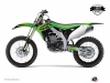 Kawasaki 125 KX Dirt Bike Stage Graphic Kit Green LIGHT