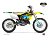 Suzuki 125 RM Dirt Bike Stage Graphic Kit Yellow Blue LIGHT