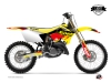 Kit Déco Moto Cross Stage Suzuki 125 RM Jaune Rouge LIGHT