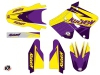 Suzuki 250 RM Dirt Bike Stage Graphic Kit Yellow Purple LIGHT