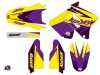 Kit Déco Moto Cross Stage Suzuki 250 RM Jaune Violet LIGHT