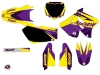 Suzuki 125 RM Dirt Bike Stage Graphic Kit Yellow Purple