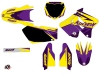 Kit Déco Moto Cross Stage Suzuki 125 RM Jaune Violet