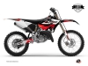 Yamaha 125 YZ Dirt Bike Stage Graphic Kit Black Red LIGHT