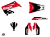 Kit Déco Moto Cross Stage Honda 125 CR Rouge LIGHT