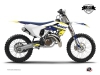 Kit Déco Moto Cross Stage Husqvarna FC 250 Blanc Jaune LIGHT