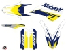 Kit Déco Moto Cross Stage Husqvarna 250 FE Blanc Jaune LIGHT