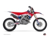 Kit Déco Moto Cross Stage Honda 250 CRF Bleu Rouge