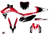 Kit Déco Moto Cross Stage Honda 250 CRF Rouge